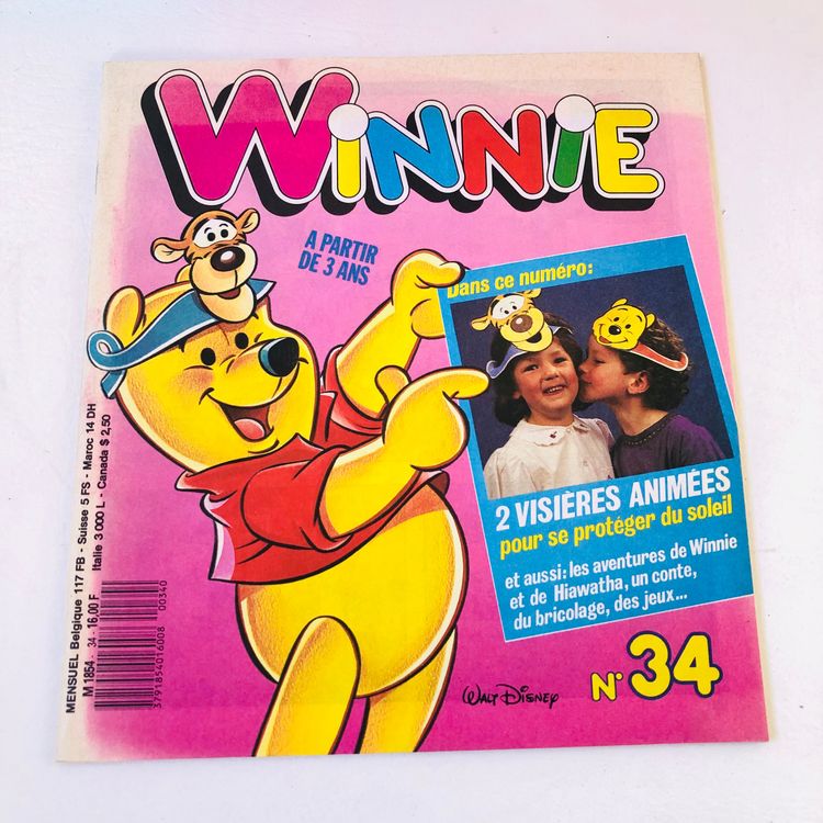French WINNIE The Pooh Magazine Bundle Lot + ALBUM No. 2 Book Vintage 1980s New 21