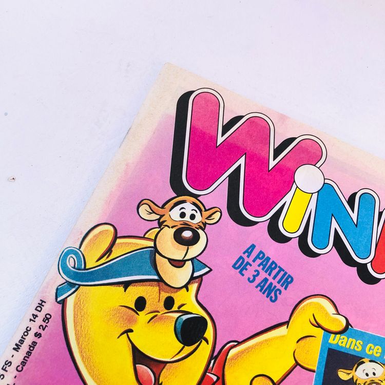 French WINNIE The Pooh Magazine Bundle Lot + ALBUM No. 2 Book Vintage 1980s New 22