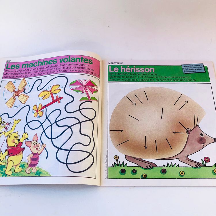French WINNIE The Pooh Magazine Bundle Lot + ALBUM No. 2 Book Vintage 1980s New 24