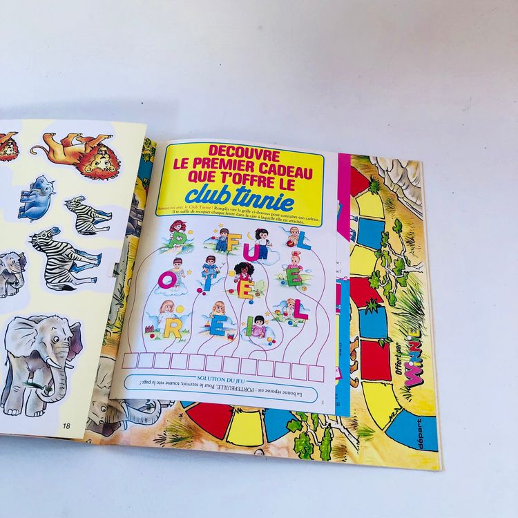 French WINNIE The Pooh Magazine Bundle Lot + ALBUM No. 2 Book Vintage 1980s New 5