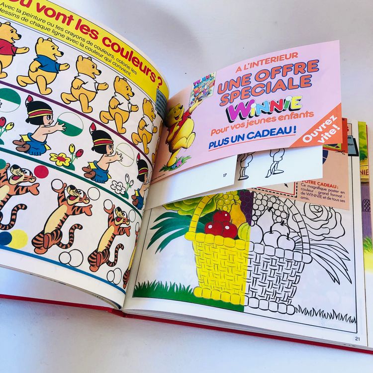 French WINNIE The Pooh Magazine Bundle Lot + ALBUM No. 2 Book Vintage 1980s New 23