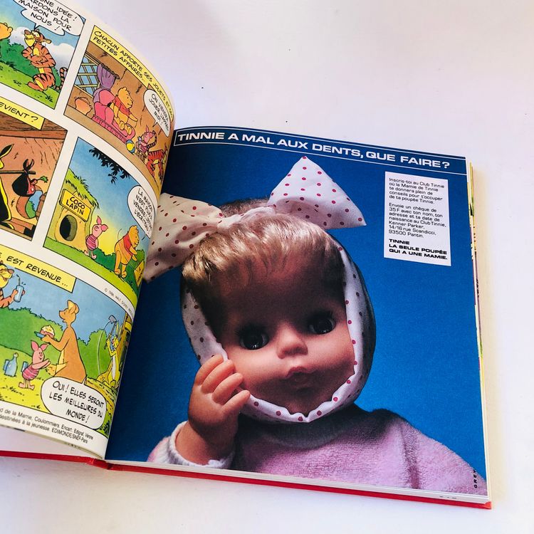 French WINNIE The Pooh Magazine Bundle Lot + ALBUM No. 2 Book Vintage 1980s New 29