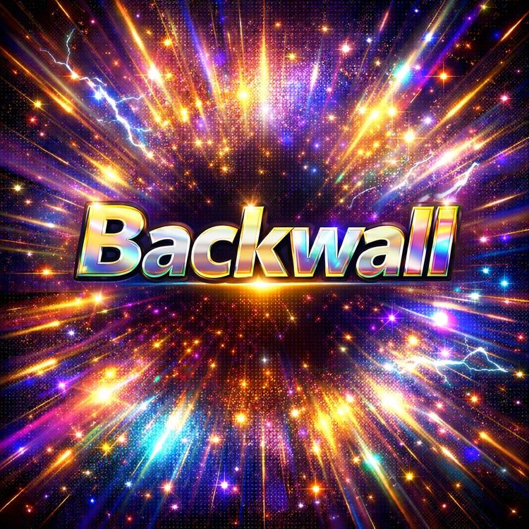 Back wall card on screen 