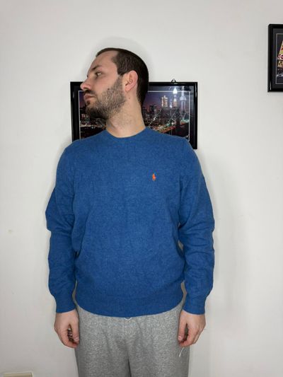 Ralph Lauren Blue Crew Neck Sweater