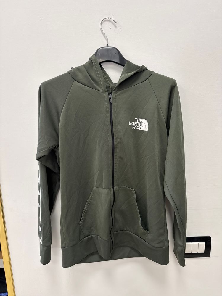 The North Face The North Face Green Zip-Up Hoodie product image