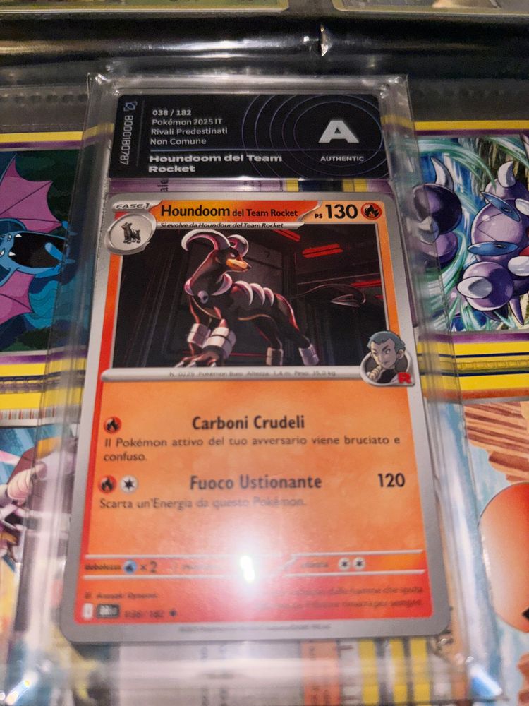 Houndoom Del Team Rocket Pokémon Card obraz 1