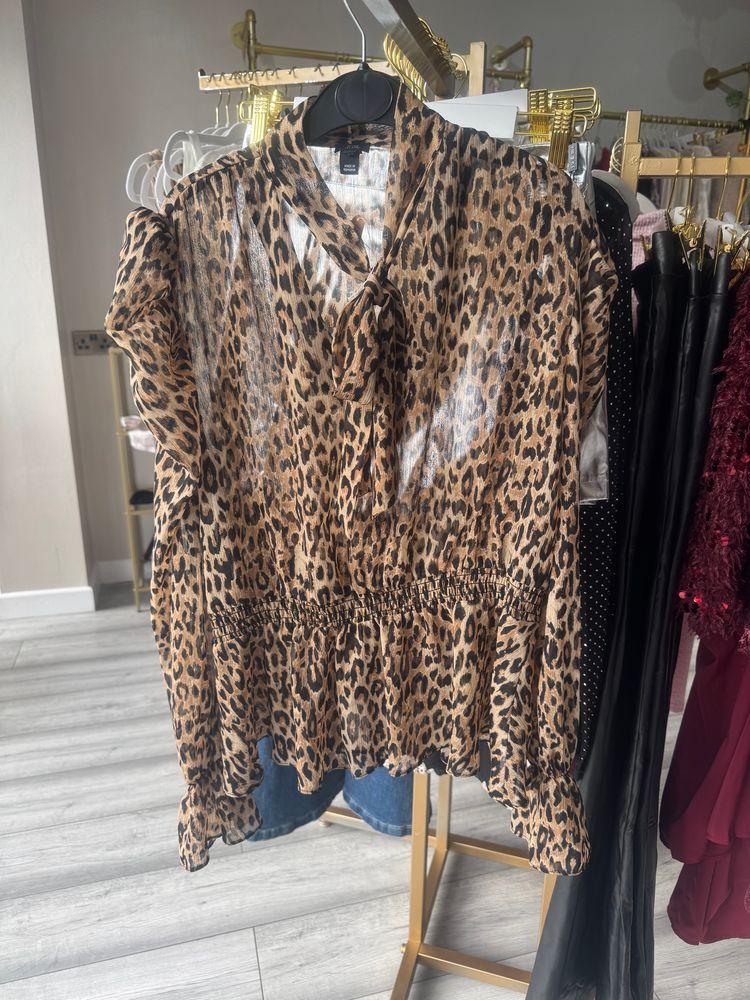 Leopard Print Blouse