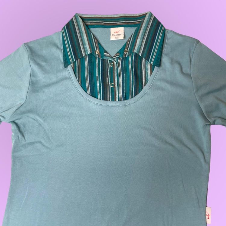 90s 00s long sleeve top with built in shirt   3
