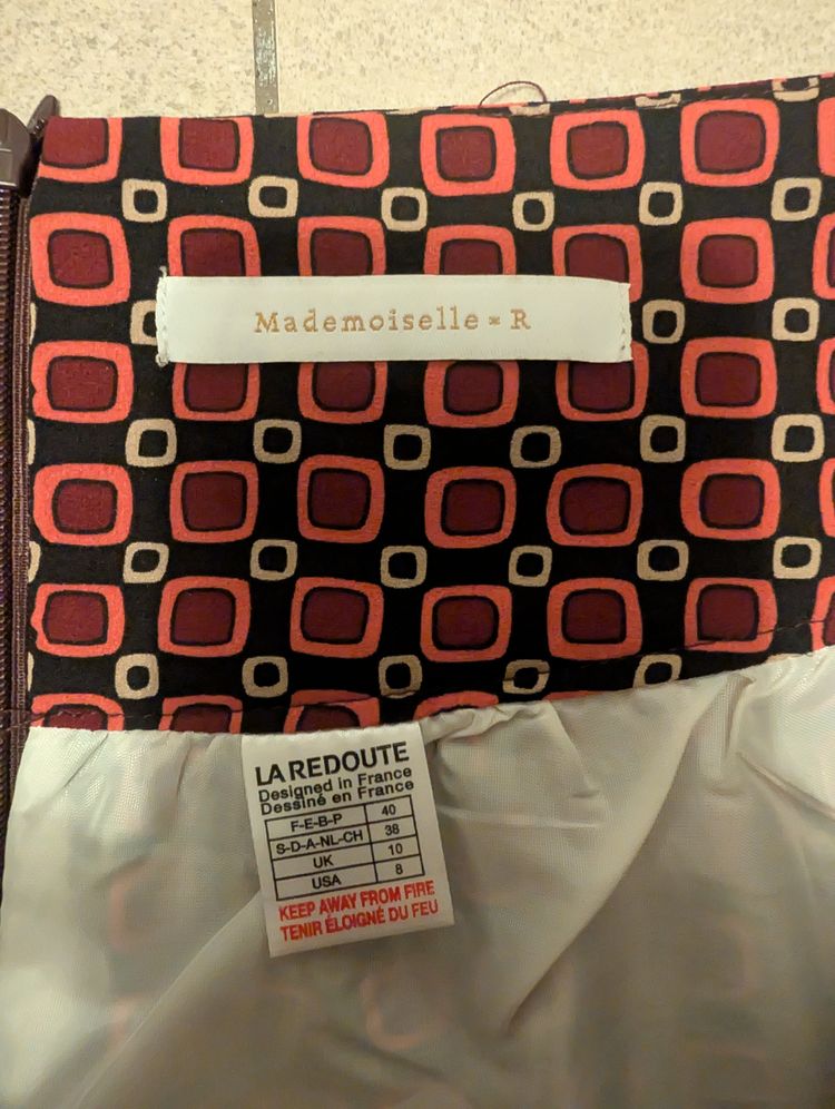 Mademoiselle R Patterned Skirt 2