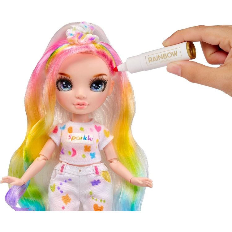 Rainbow High Colour & Create Fashion DIY Doll Blue Eyes DAMAGED BOX image 4