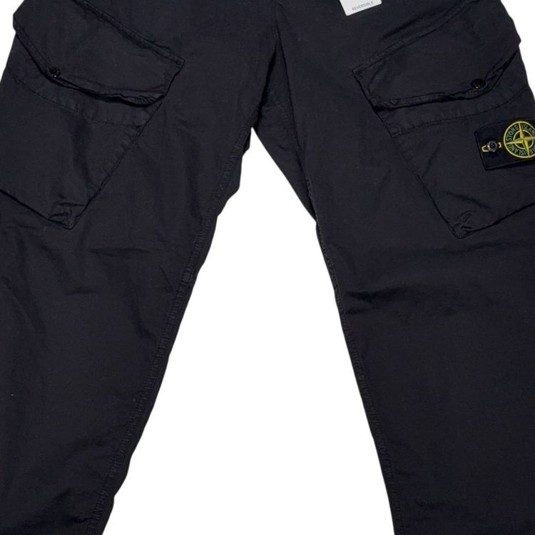 Stone Island Badge Cargos Black Cargos image 2