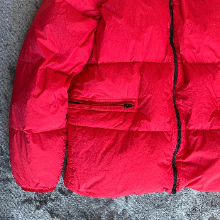 Immagine di Authentic Stone Island Red Crinkle R-NY Down Puffer Jacket - XL 2