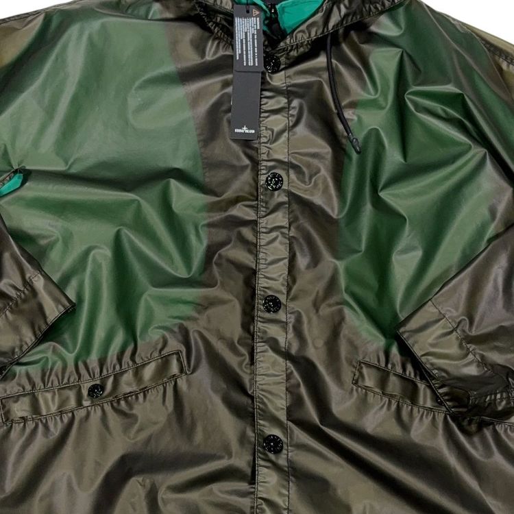 Stone Island X End Traslucent Cover-TC + Plated Reflective Green Jacket image 5