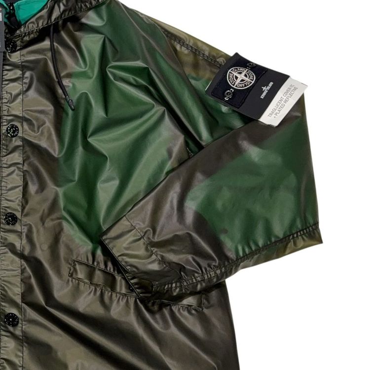 Stone Island X End Traslucent Cover-TC + Plated Reflective Green Jacket image 7