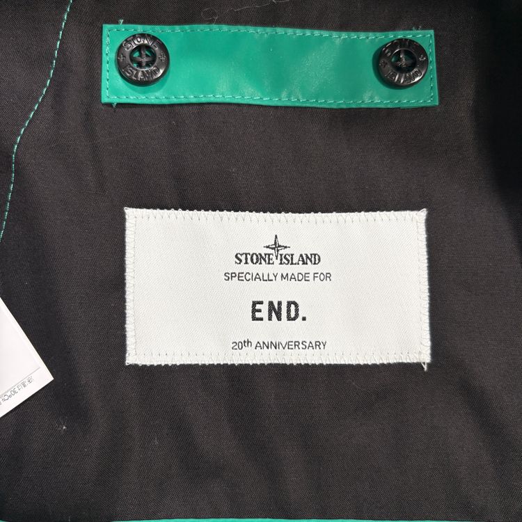Stone Island X End Traslucent Cover-TC + Plated Reflective Green Jacket image 10