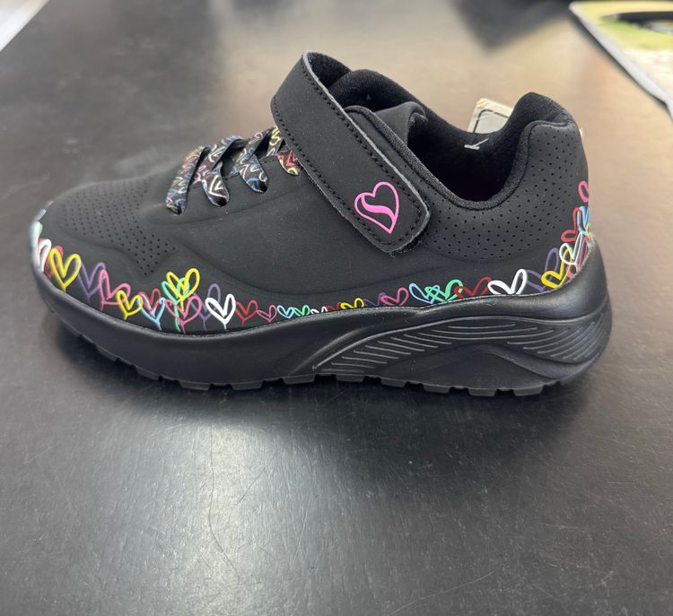 Other Black Sneaker With Colorful Heart Designs product image