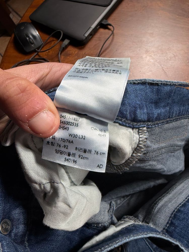Levi'S 511 Blue Jeans w30 l32 blu  image 5