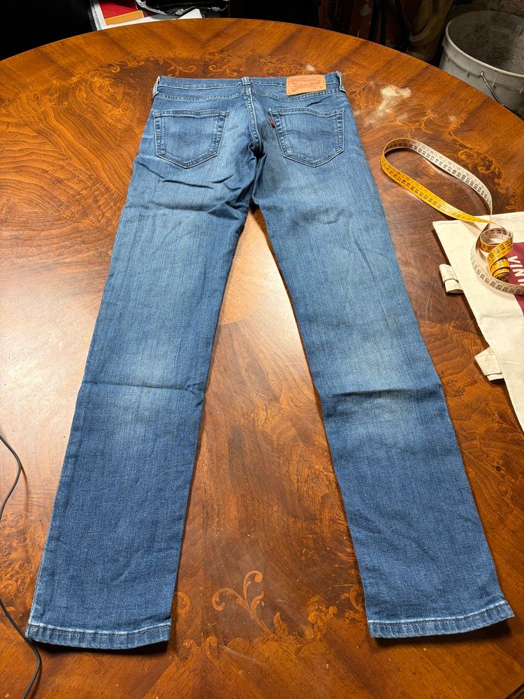 Levi'S 511 Blue Jeans w30 l32 blu  image 4