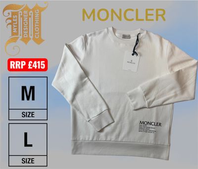 Moncler White Sweatshirt