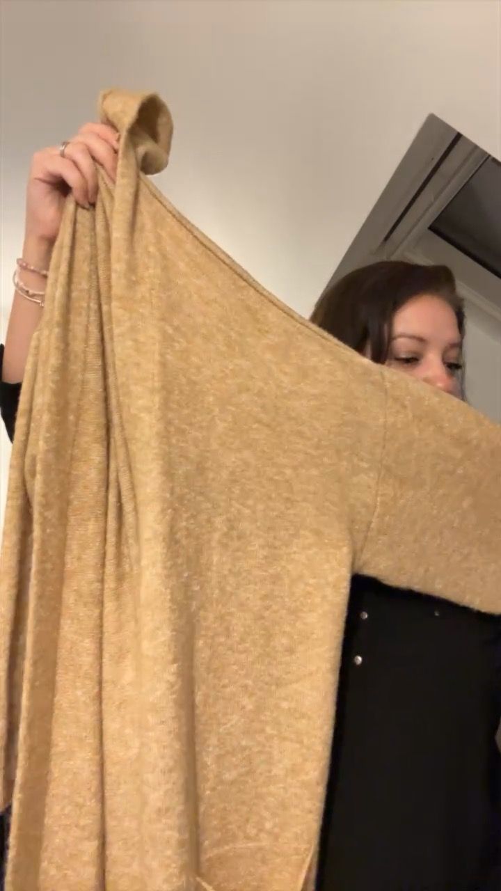 camel cardigan