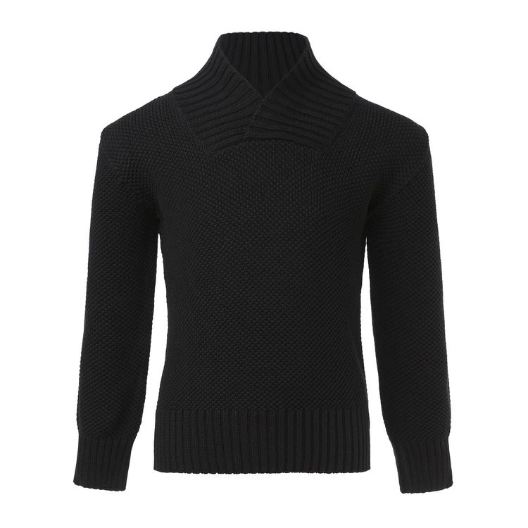 Knitted Black Sweater