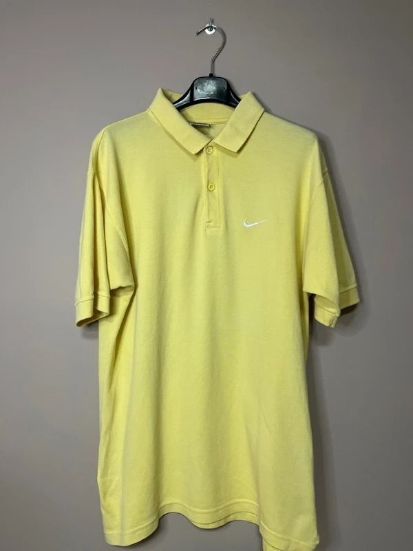 Nike Yellow Polo Shirt #M