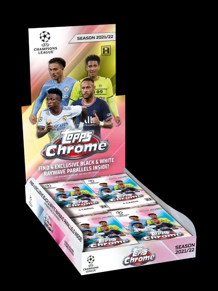 Topps Topps Chrome Uefa Champions League 2021/22 Trading Cards Box product image