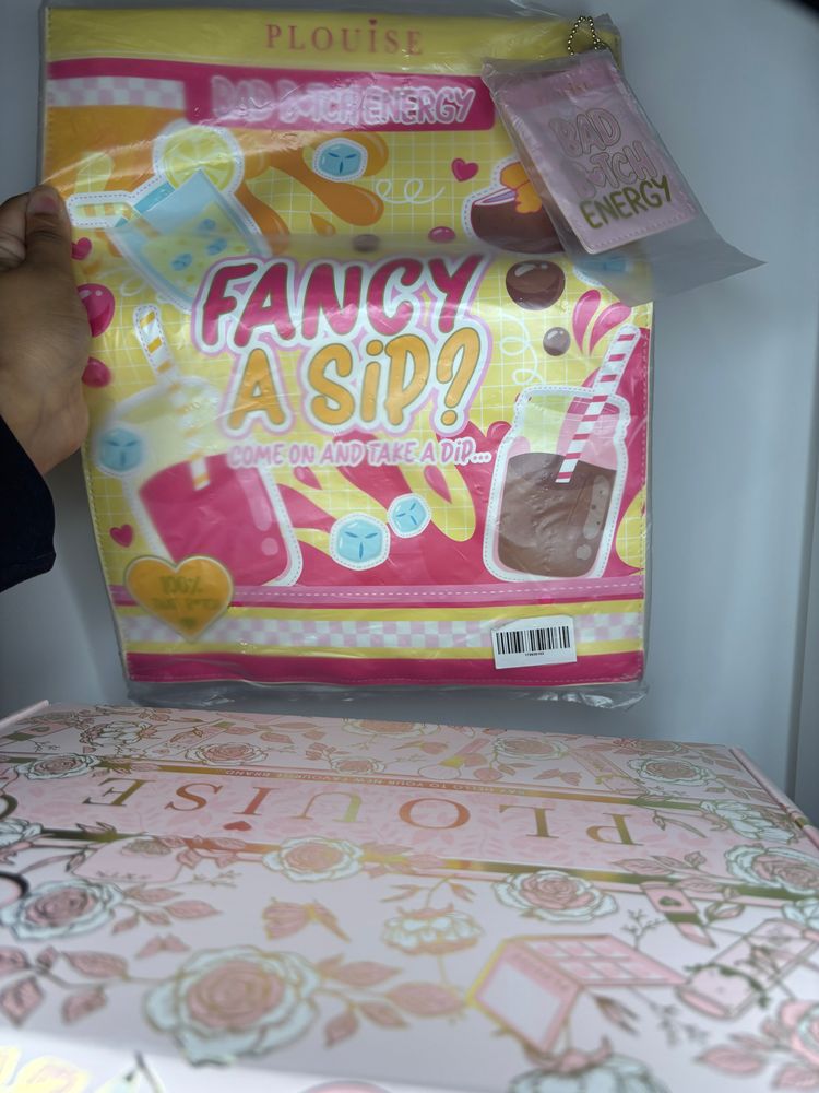 Plouise Fancy A Sip? Pouch Bag