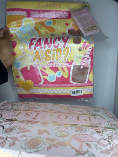 Plouise Fancy A Sip? Pouch Bag