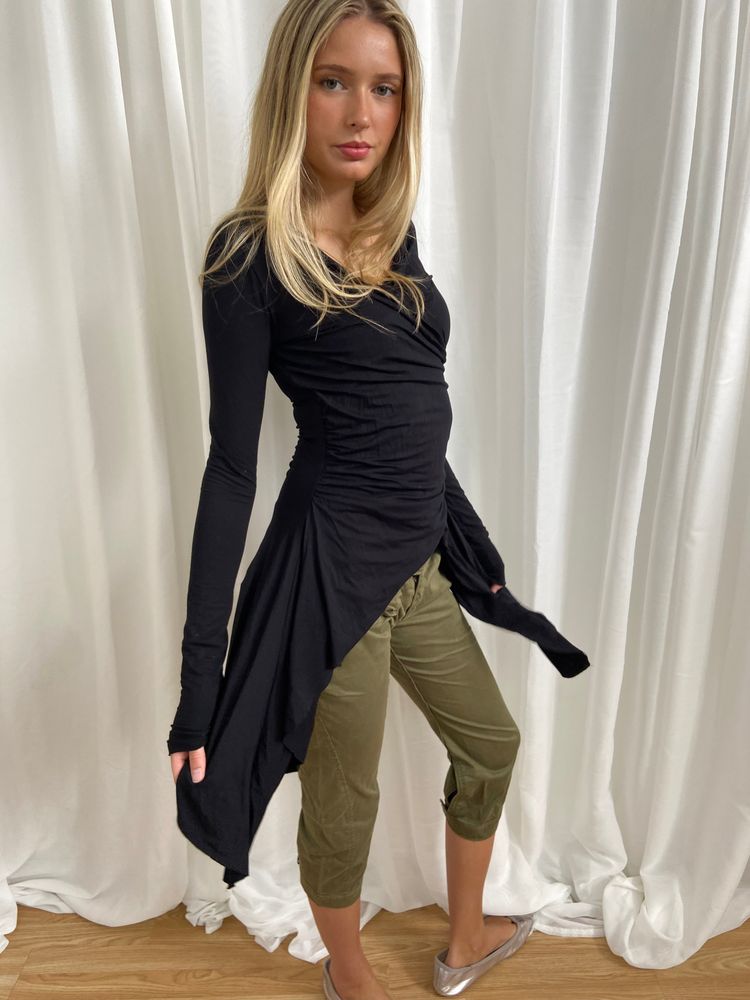 Miss Sixty Khaki Capri Trousers - Size UK 10 image 3