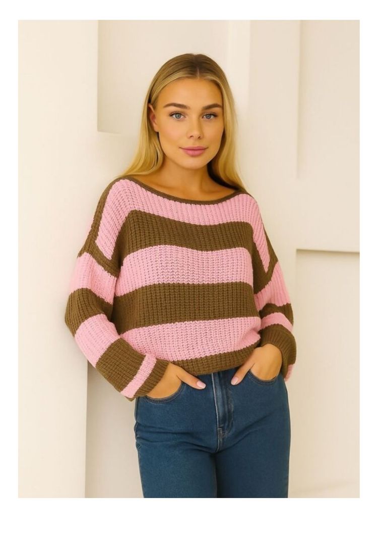 Striped Knit Sweater