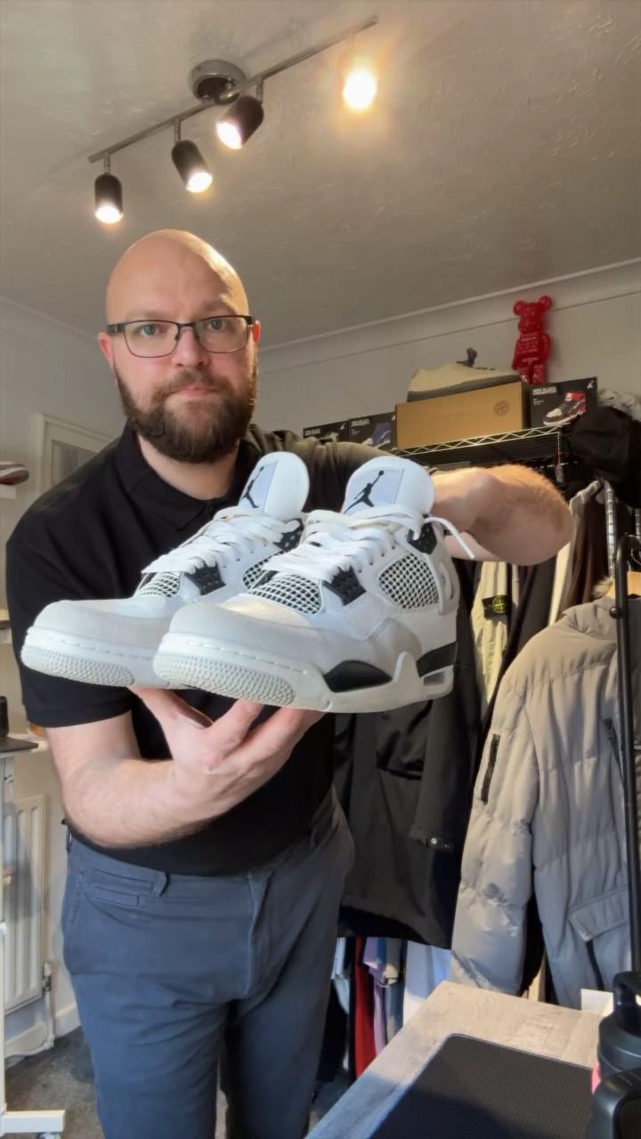 Jordan Nike Air Jordan 4 military black, size 10 product image