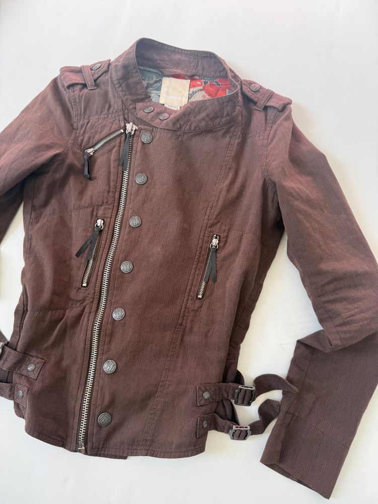 Immagine di Diesel Fitted Asymmetric Buckle Jacket (XS) 2