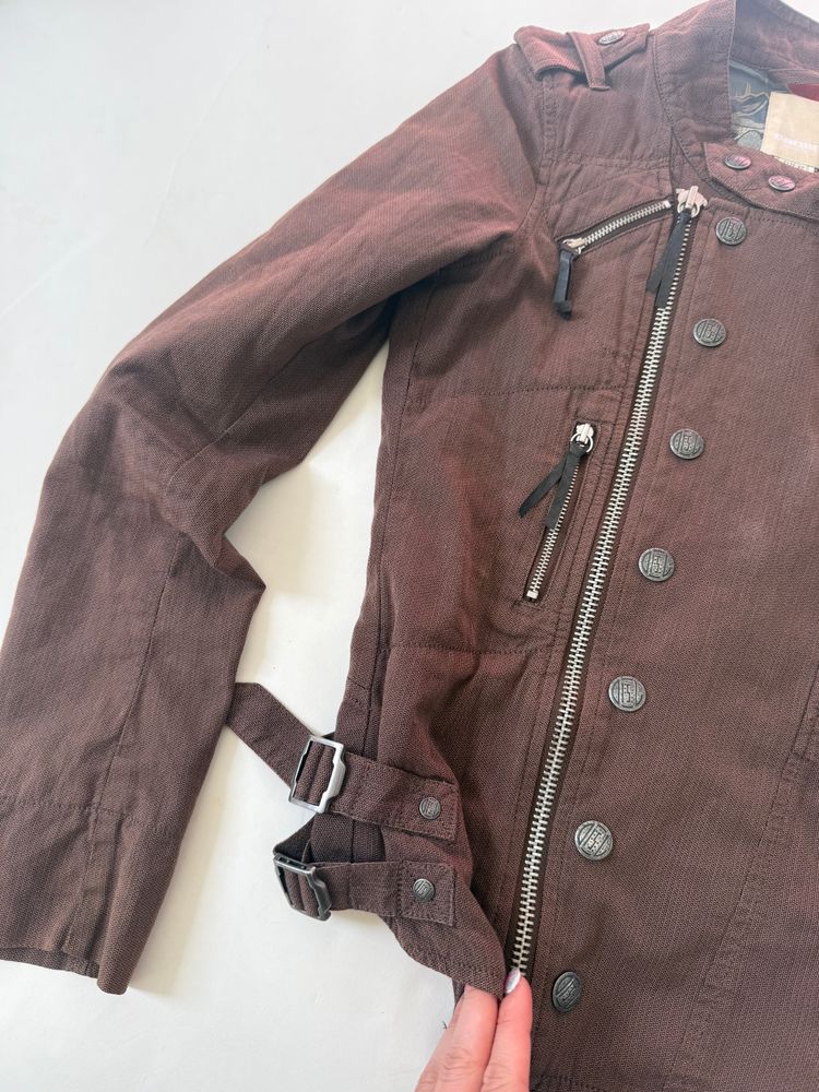 Immagine di Diesel Fitted Asymmetric Buckle Jacket (XS) 12