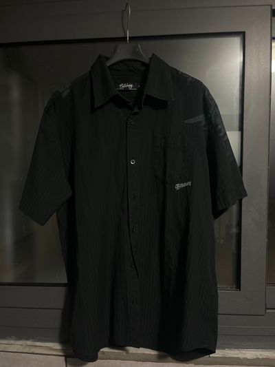 Billabong Black Short Sleeve Button-Up Shirt