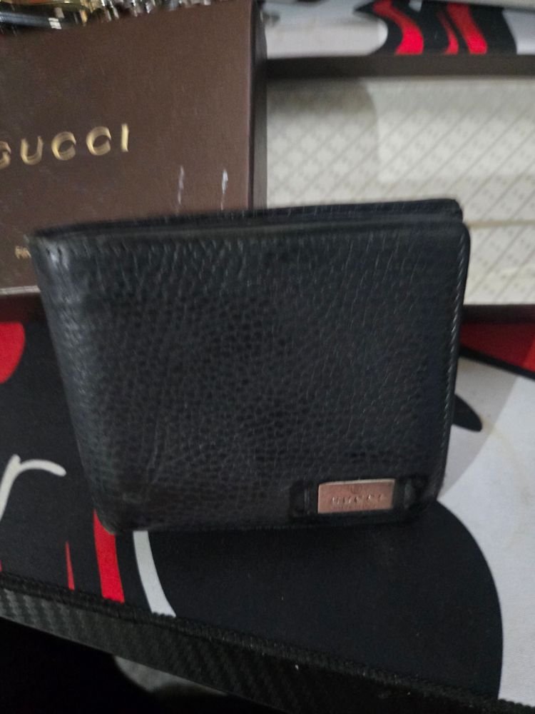 Gucci black Gucci leather bi-fold wallet product image