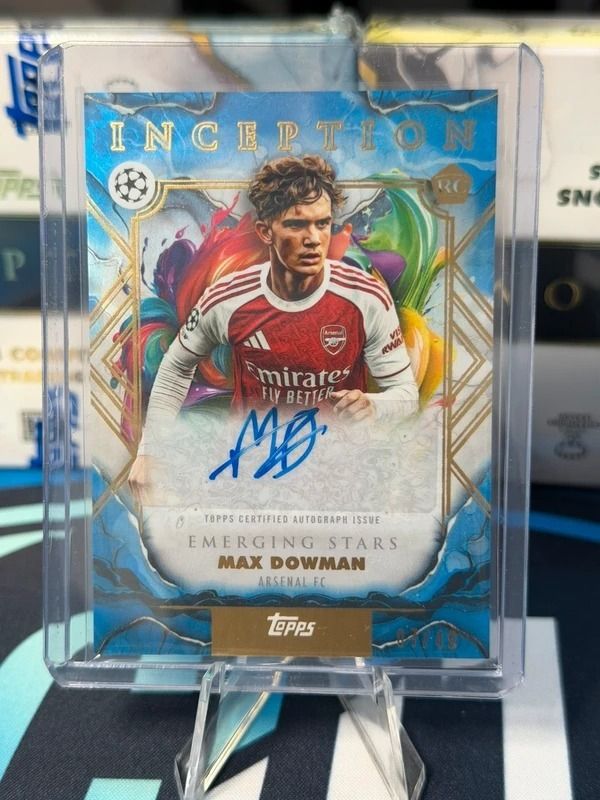Topps Max Dowman Auto /49 Topps Inception 25/26 product image