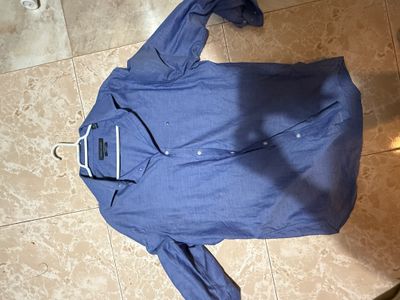 Blue Button-Up Shirt