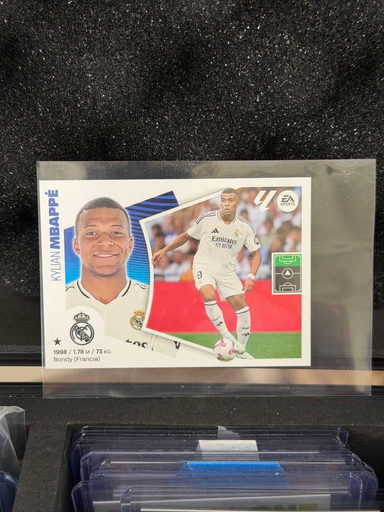Kylian Mbappé primera carta Real Madrid Liga Este