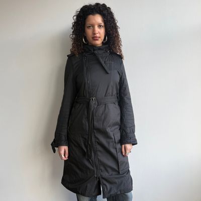 Black Cop Copine maxi coat - Size M