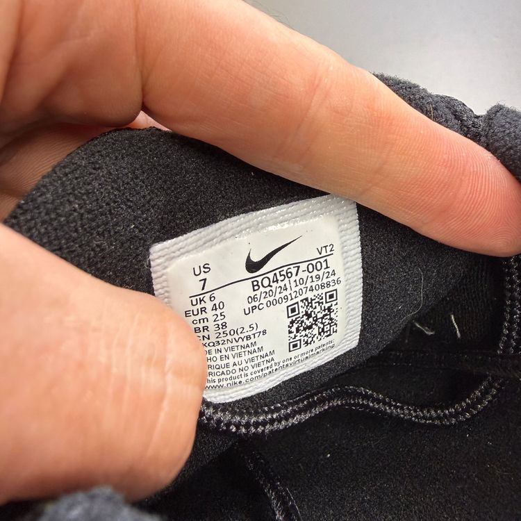 Immagine di Nike Air Max 97 Size UK 6 Triple Black Low Top Men's Trainers BQ4567-001 5