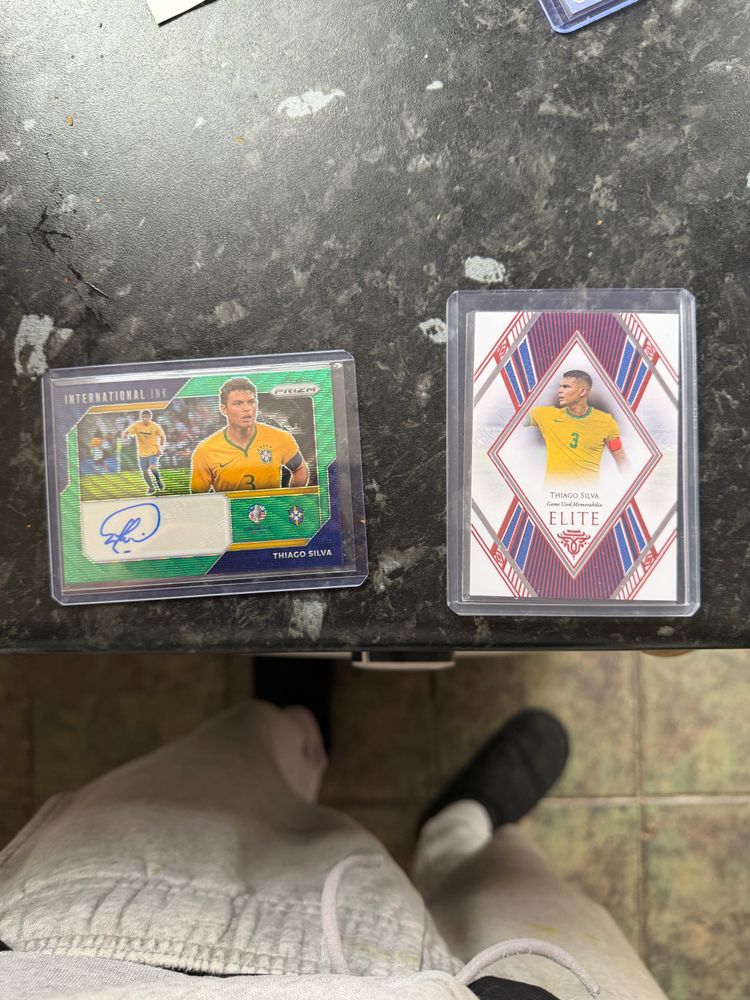Thiago Silva Soccer Trading Cards numbered 2/4 