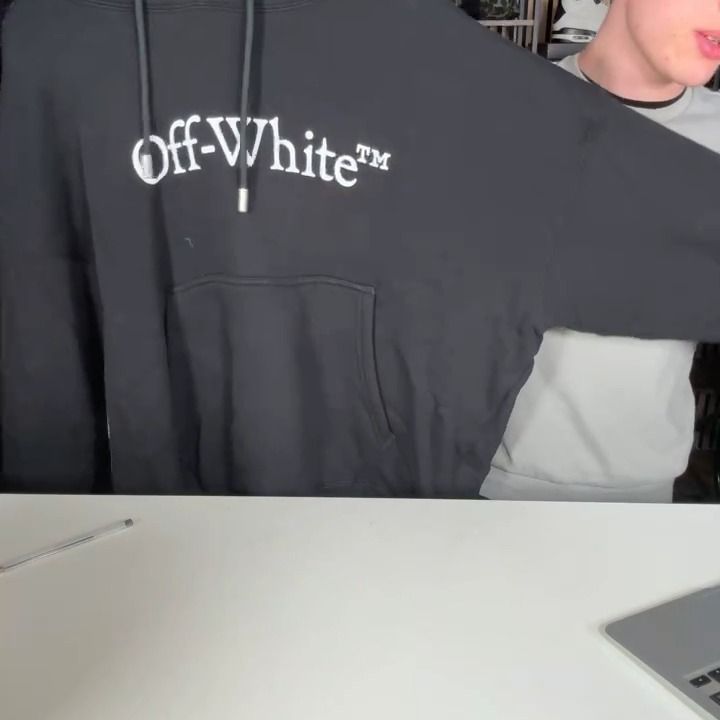 Off-White O2 OFF WHITE HOODIE SIZE LARGE  product image