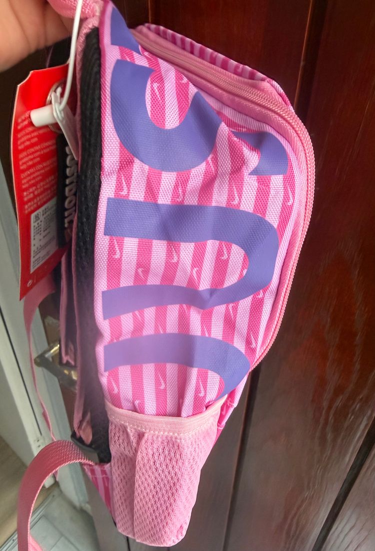 Nike Pink Striped Backpack 5