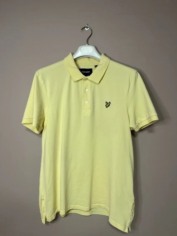 Lyle & Scott Yellow Polo Shirt #M