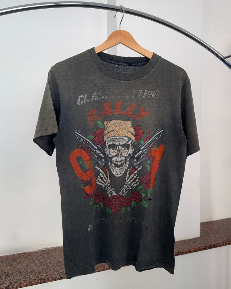 1990s faded distressed tee (L)
