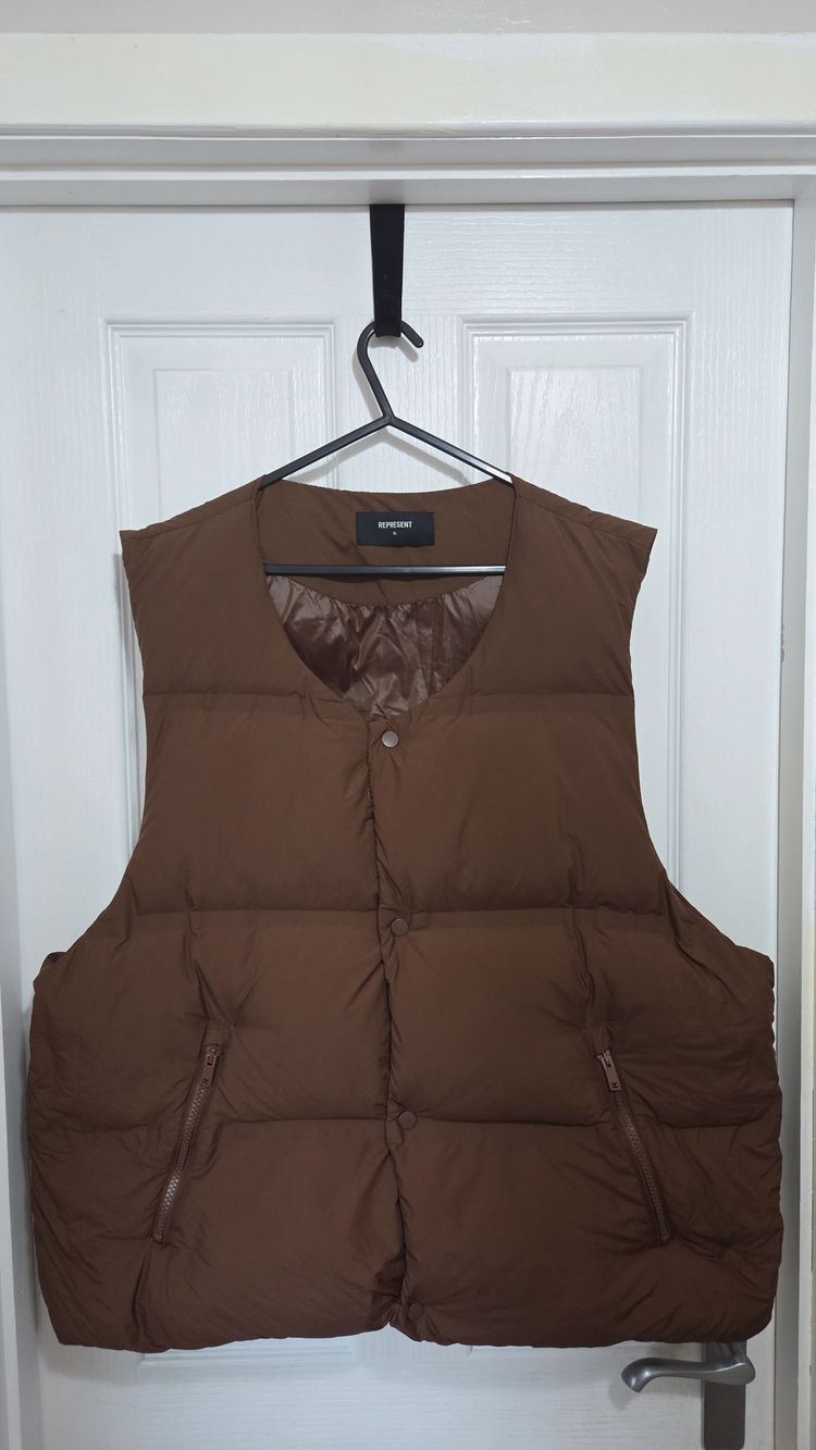 REPRESENT Puffer Vest Gilet Mens XL