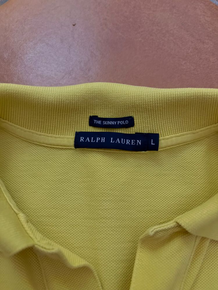 Ralph Lauren Yellow Polo Shirt image 4