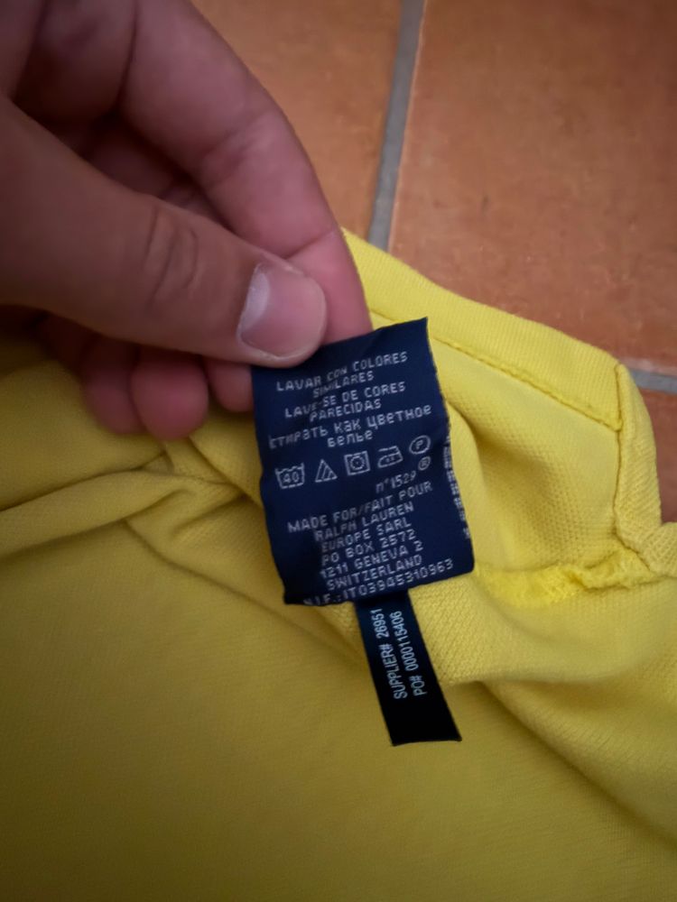 Ralph Lauren Yellow Polo Shirt image 6
