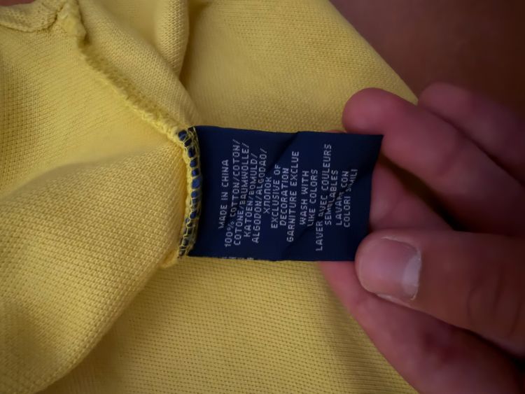 Ralph Lauren Yellow Polo Shirt image 5